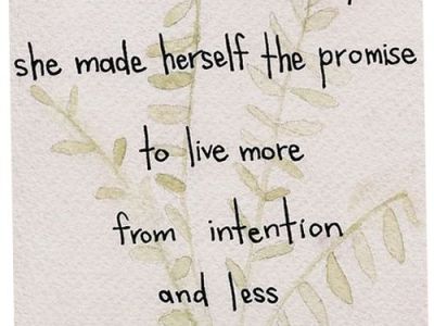 Unconditional Love or Living&nbsp;Intentionally?